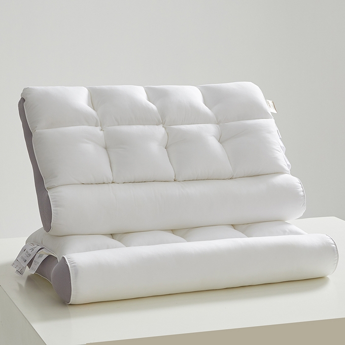 91家纺网 家纺一手货源 找家纺 （总）乐可 2025新款A类全棉方格分区牵引枕枕头枕芯-风格一