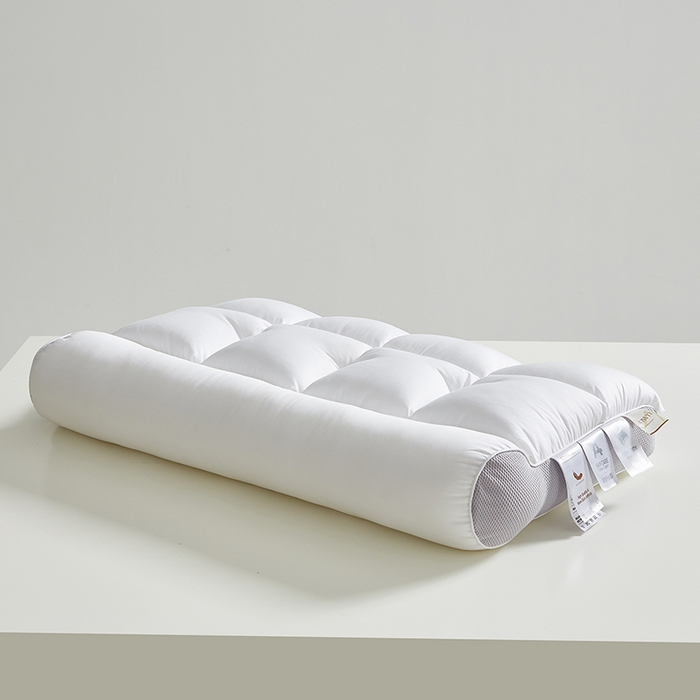 91家纺网 家纺一手货源 找家纺 （总）乐可 2025新款A类全棉方格分区牵引枕枕头枕芯-风格一