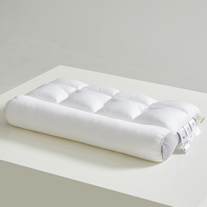 91家纺网 家纺一手货源 找家纺 （总）乐可 2025新款A类全棉方格分区牵引枕枕头枕芯-风格一