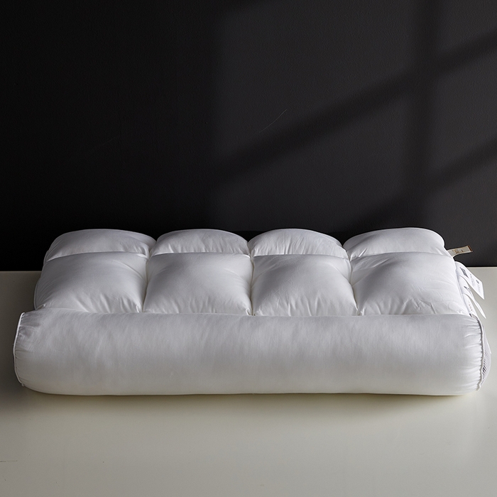 91家纺网 家纺一手货源 找家纺 （总）乐可 2025新款A类全棉方格分区牵引枕枕头枕芯-风格二