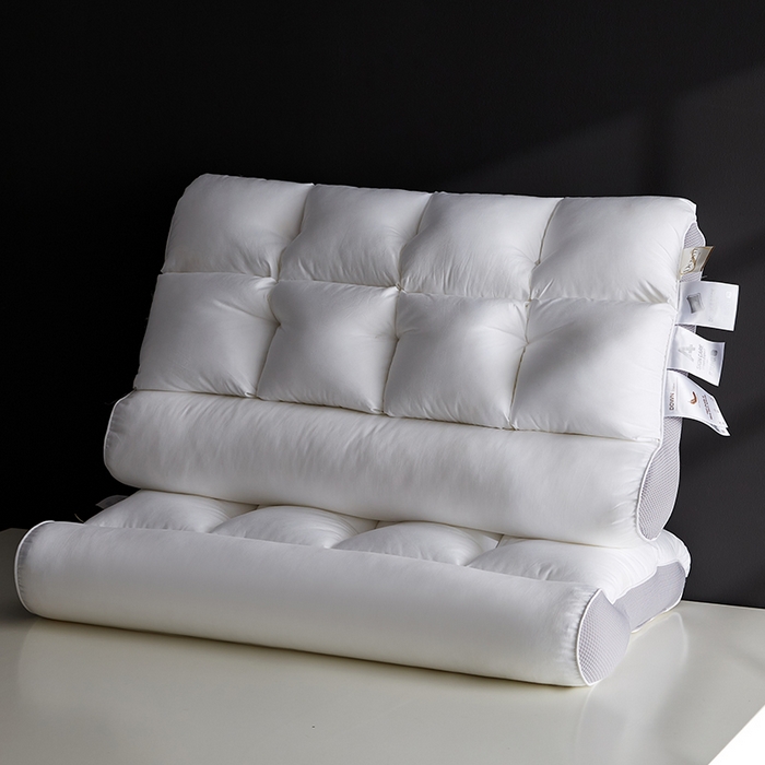 91家纺网 家纺一手货源 找家纺 （总）乐可 2025新款A类全棉方格分区牵引枕枕头枕芯-风格二