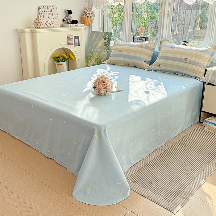 91家纺网 家纺一手货源 找家纺 卡普家居 2025新款全棉13070单品被套 奔跑小狗