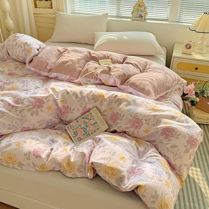 91家纺网 家纺一手货源 找家纺 卡普家居 2025新款全棉13070单品被套 繁花锦年