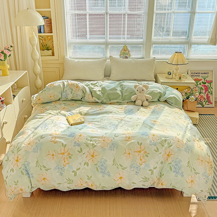 卡普家居 2025新款全棉13070单品被套 风的颜色