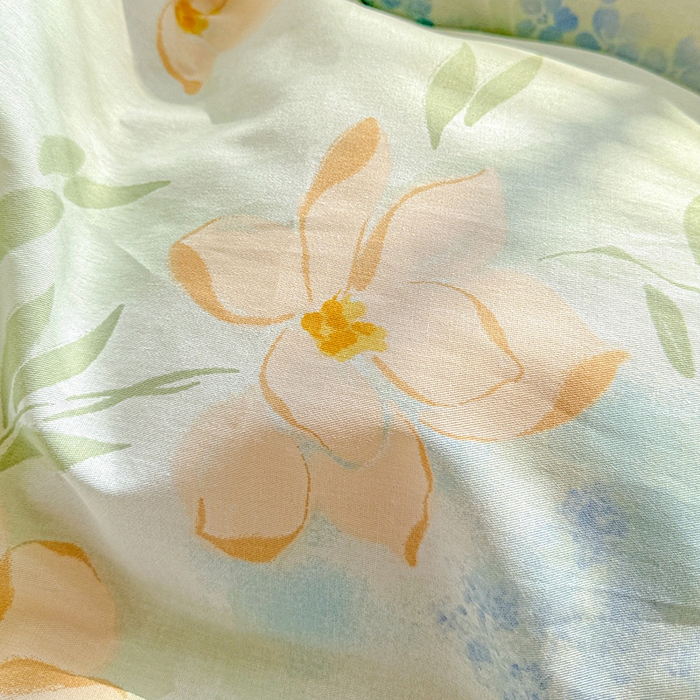 91家纺网 家纺一手货源 找家纺 卡普家居 2025新款全棉13070单品被套 风的颜色