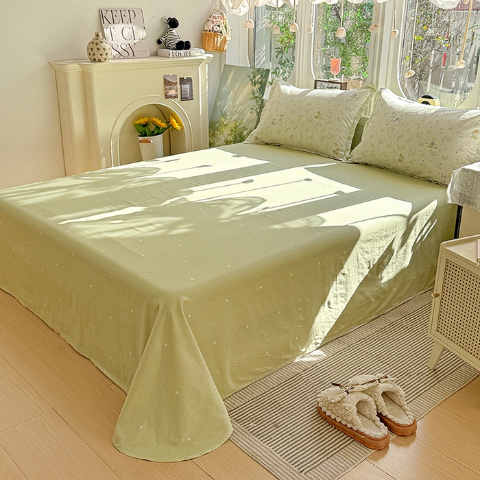 91家纺网 家纺一手货源 找家纺 卡普家居 2025新款全棉13070单品被套 觅时光