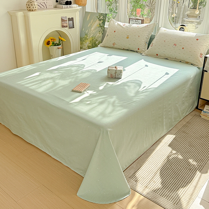 91家纺网 家纺一手货源 找家纺 卡普家居 2025新款全棉13070单品被套 奈斯小熊