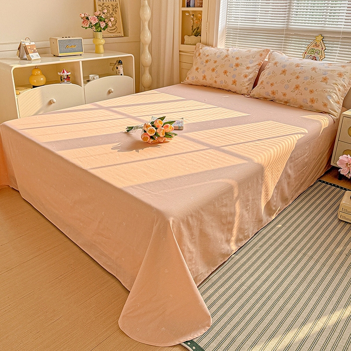 91家纺网 家纺一手货源 找家纺 卡普家居 2025新款全棉13070单品被套 暖阳