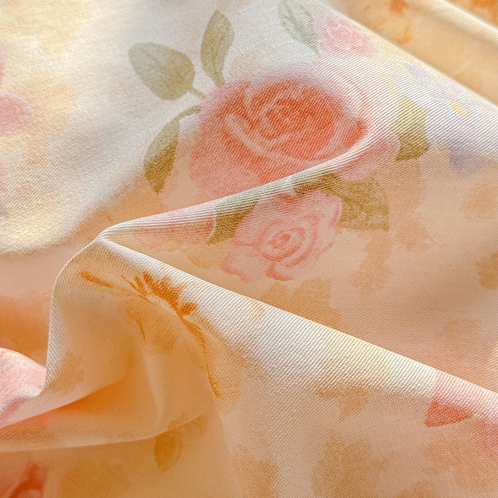 91家纺网 家纺一手货源 找家纺 卡普家居 2025新款全棉13070单品被套 浅樱故事