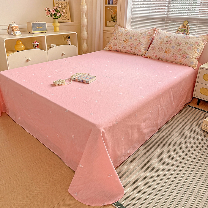 91家纺网 家纺一手货源 找家纺 卡普家居 2025新款全棉13070单品被套 浅樱故事