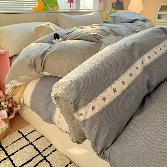 91家纺网 家纺一手货源 找家纺 卡普家居 2025新款全棉13070单品被套 星辰大海