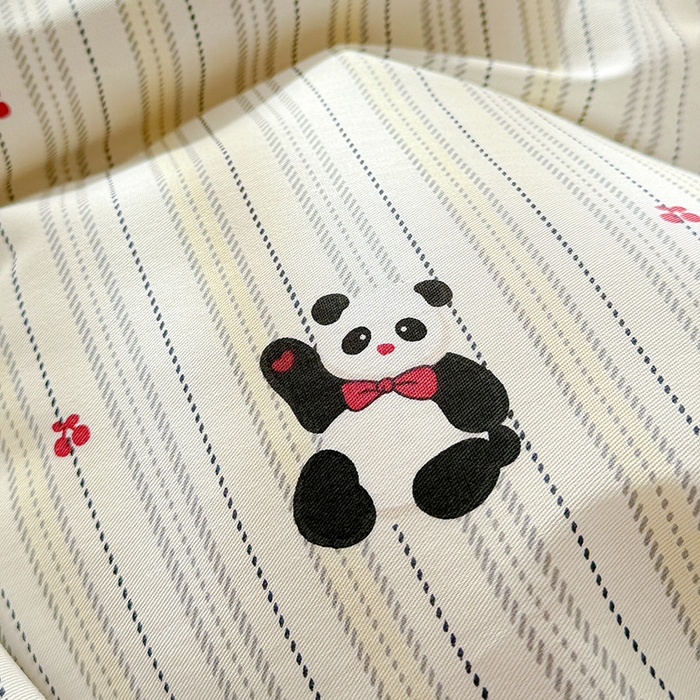 91家纺网 家纺一手货源 找家纺 卡普家居 2025新款全棉13070单品被套 熊猫波波