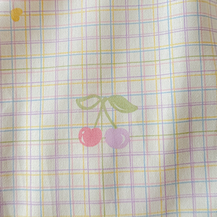 91家纺网 家纺一手货源 找家纺 卡普家居 2025新款全棉13070单品被套 樱桃小可