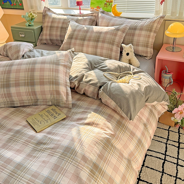 91家纺网 家纺一手货源 找家纺 卡普纯棉全棉四件套13070喷气床单款床笠款三件套 西雅图