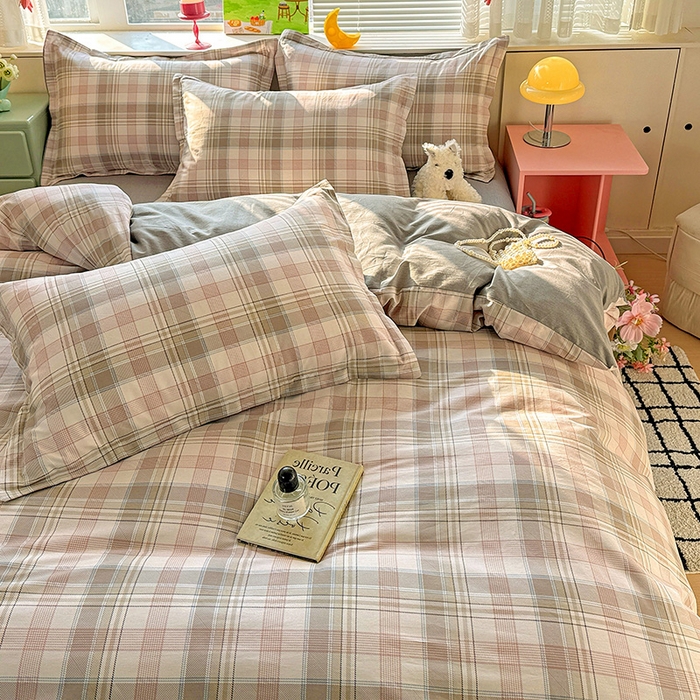 91家纺网 家纺一手货源 找家纺 卡普纯棉全棉四件套13070喷气床单款床笠款三件套 西雅图