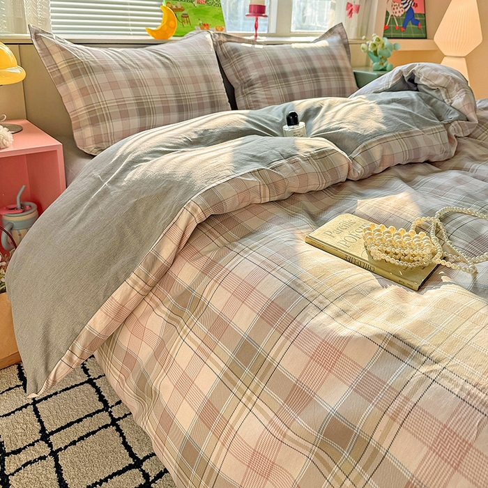 91家纺网 家纺一手货源 找家纺 卡普纯棉全棉四件套13070喷气床单款床笠款三件套 西雅图