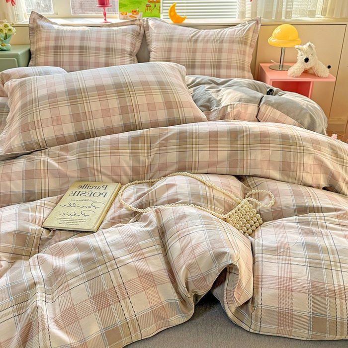 91家纺网 家纺一手货源 找家纺 卡普纯棉全棉四件套13070喷气床单款床笠款三件套 西雅图