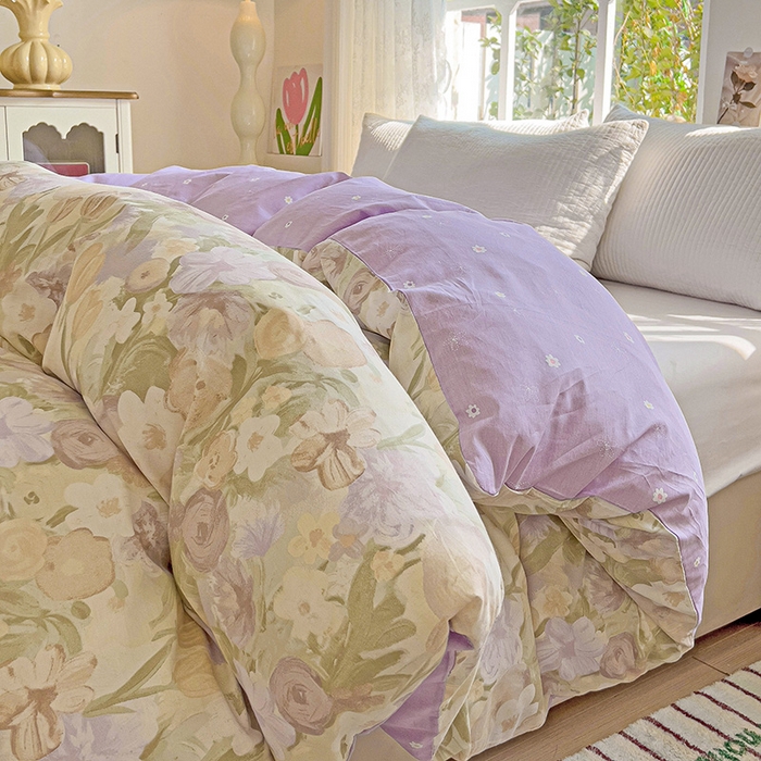 91家纺网 家纺一手货源 找家纺 总1卡普纯棉全棉四件套13070喷气床单款床笠款三件套