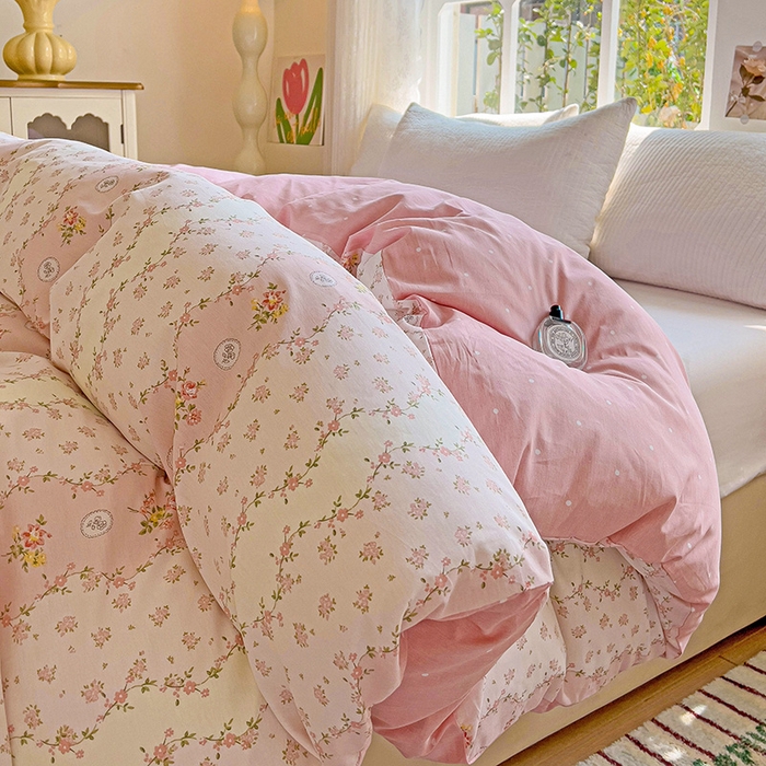 91家纺网 家纺一手货源 找家纺 总1卡普纯棉全棉四件套13070喷气床单款床笠款三件套