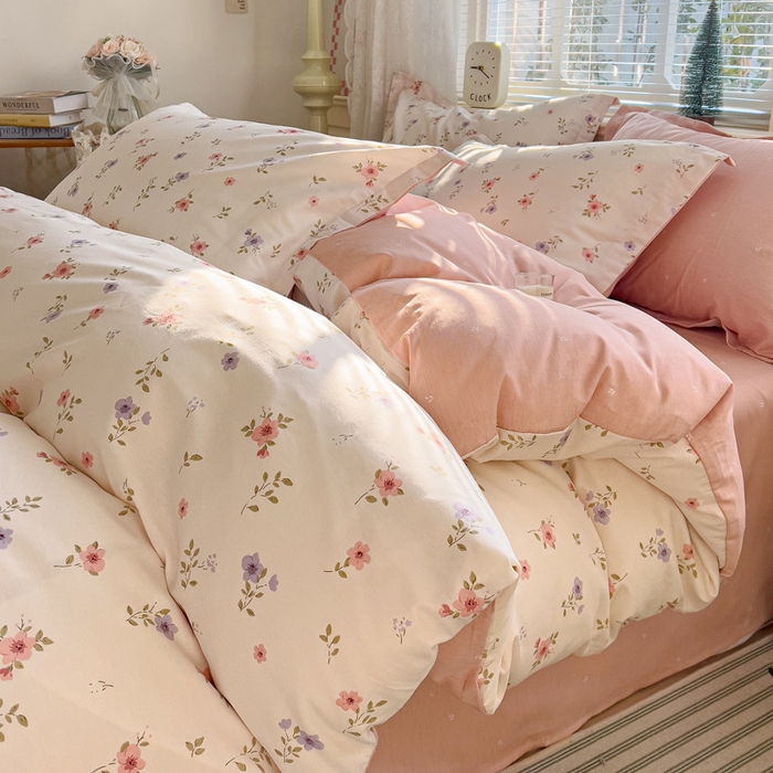 91家纺网 家纺一手货源 找家纺 总1卡普纯棉全棉四件套13070喷气床单款床笠款三件套