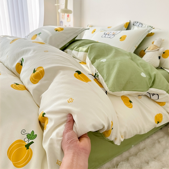 91家纺网 家纺一手货源 找家纺 总1卡普纯棉全棉四件套13070喷气床单款床笠款三件套