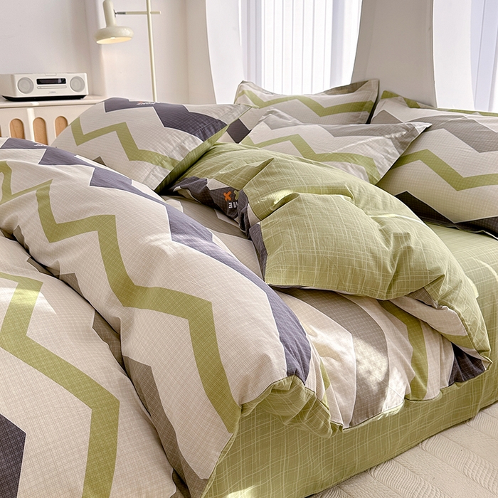 91家纺网 家纺一手货源 找家纺 总1卡普纯棉全棉四件套13070喷气床单款床笠款三件套