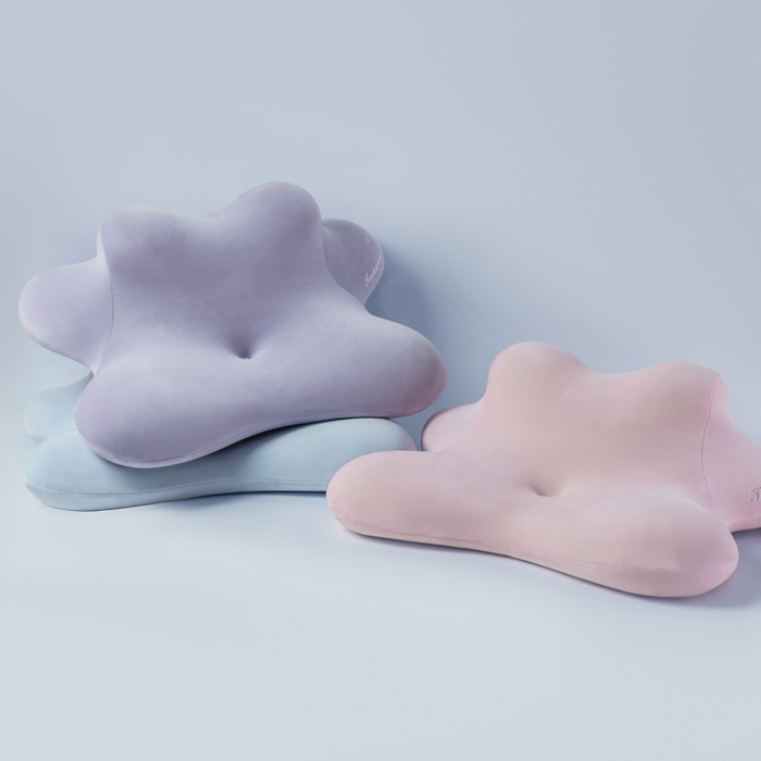 （总）绮甜枕语 2026新款高密度绒面纯色记忆枕头人体工程学设计款跨境多功能趴睡枕