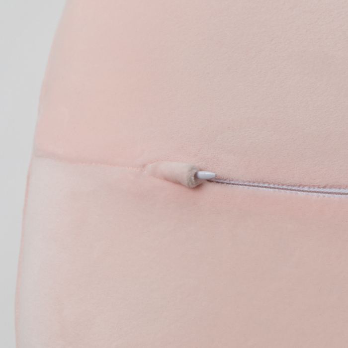 91家纺网 家纺一手货源 找家纺 （总）绮甜枕语 2026新款高密度绒面纯色面包弧形枕生物基记忆枕头人体工程学设计款跨境