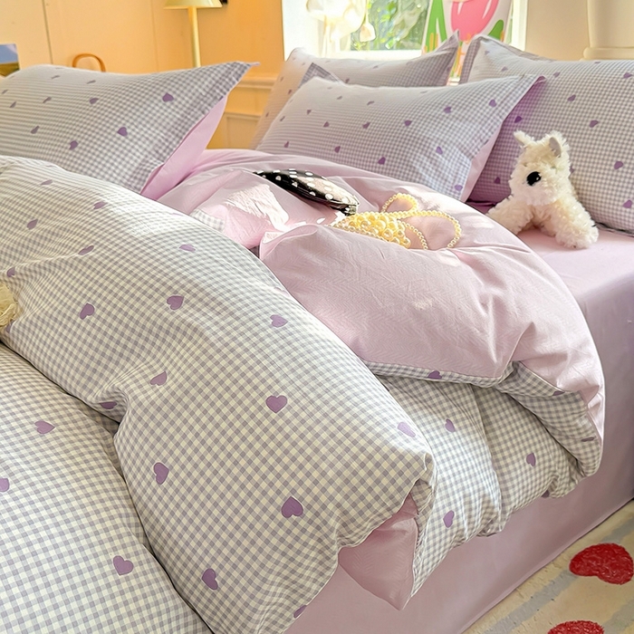 91家纺网 家纺一手货源 找家纺 总1 卡普二店 纯棉全棉四件套13070喷气床单款床笠款三件套