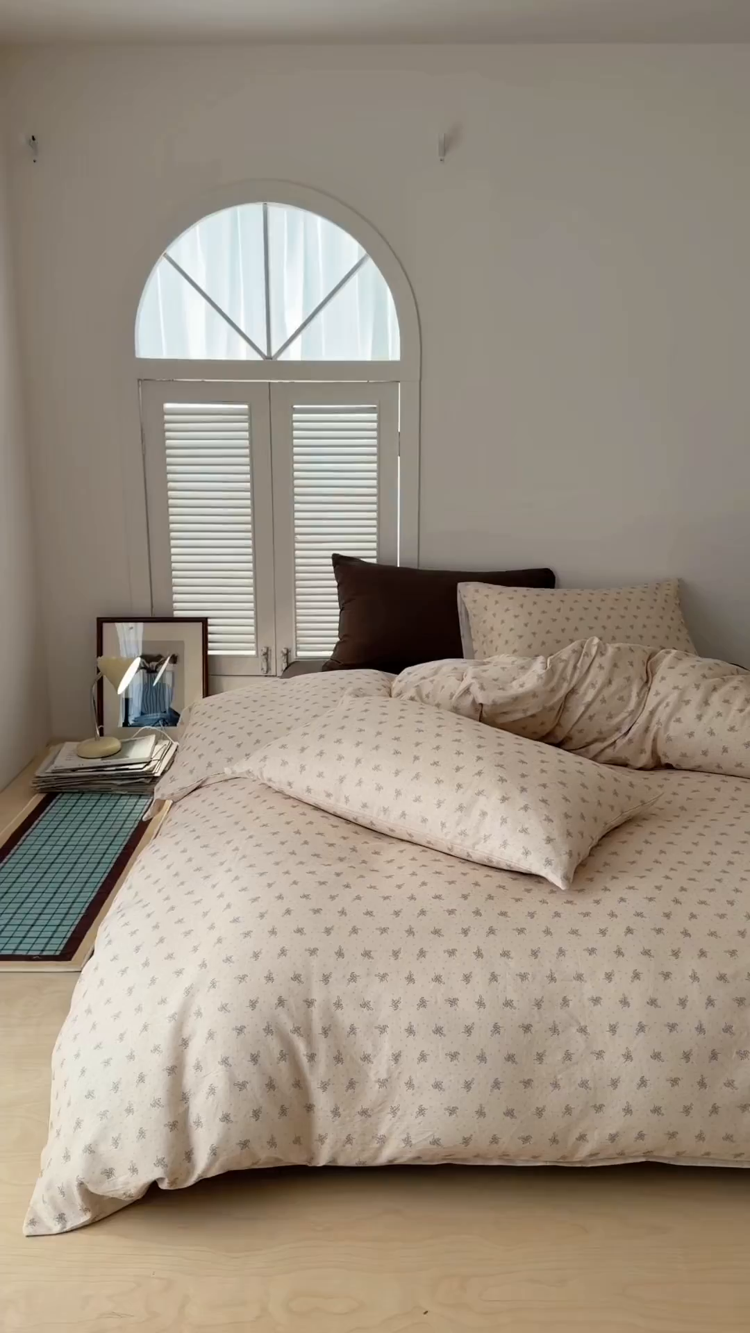 91家纺网 家纺一手货源 找家纺 蜜宿 2026新款全棉双层纱四件套（碎花款） 山野来信