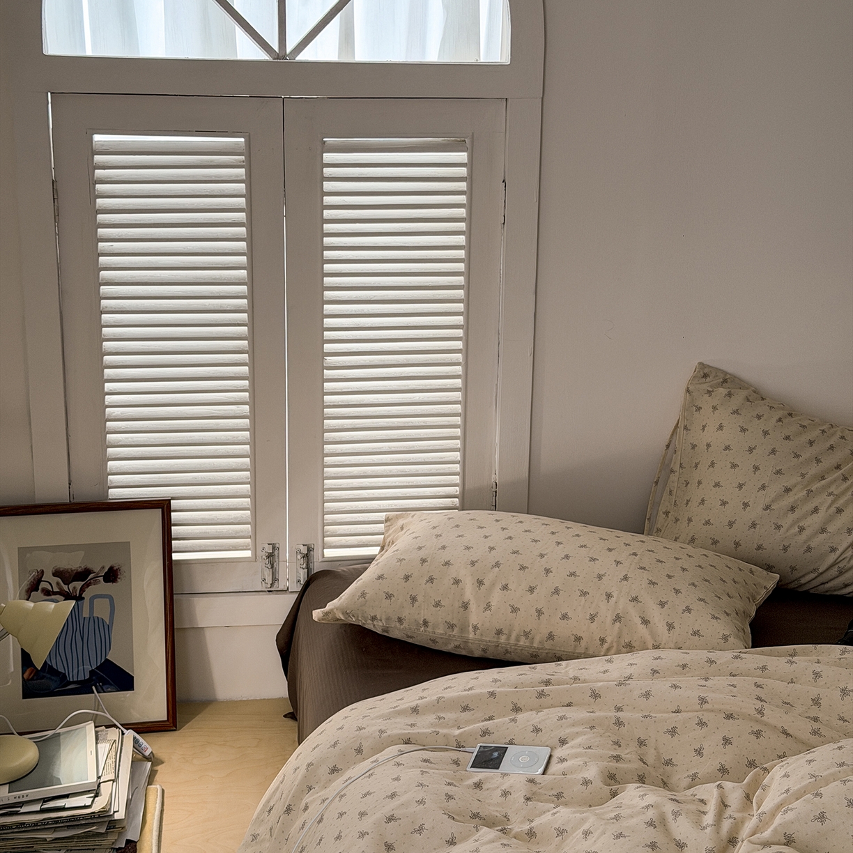 91家纺网 家纺一手货源 找家纺 蜜宿 2026新款全棉双层纱四件套（碎花款） 山野来信