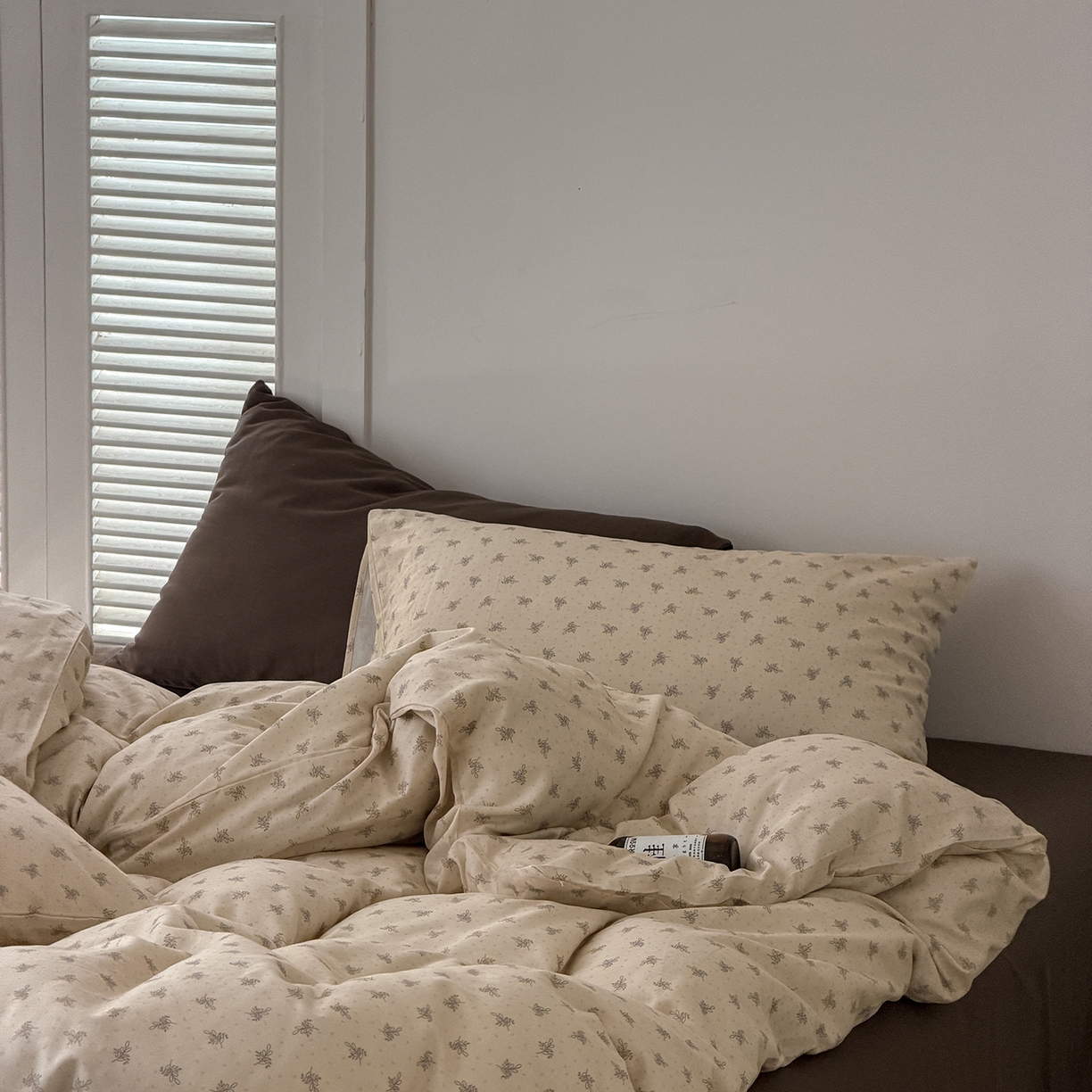 91家纺网 家纺一手货源 找家纺 蜜宿 2026新款全棉双层纱四件套（碎花款） 山野来信