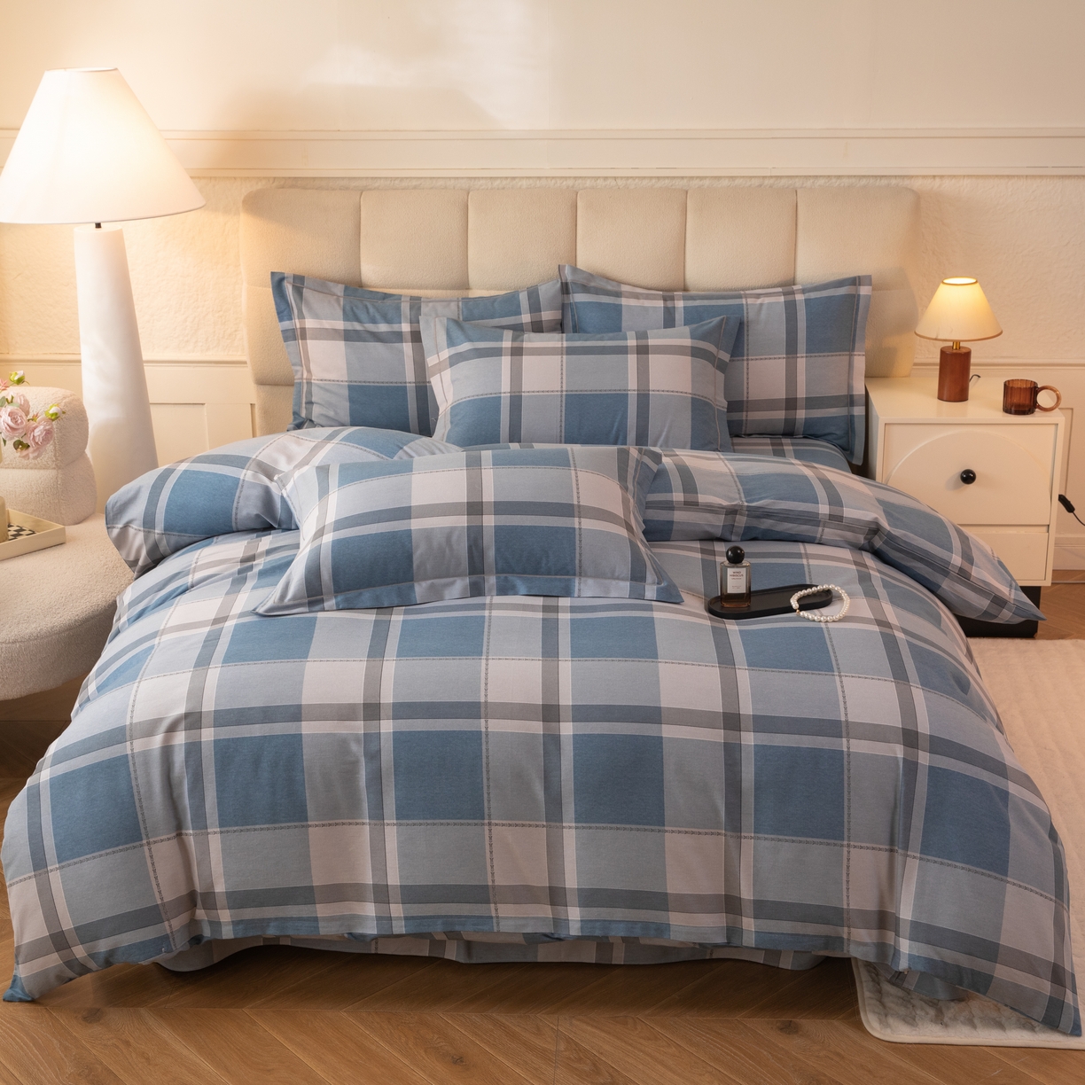 91家纺网 家纺一手货源 找家纺 （总）磨毛世家家纺 2025新款全棉四件套纯棉加厚生态磨毛套件