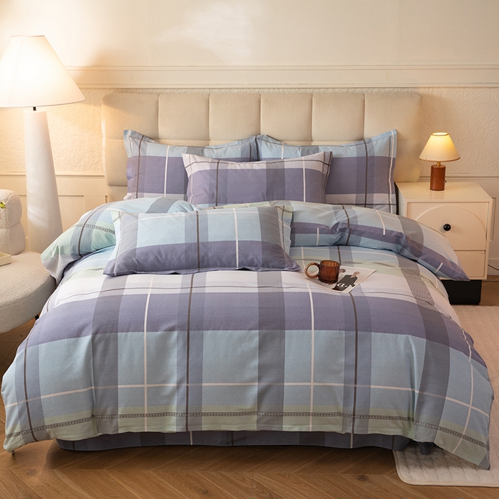 91家纺网 家纺一手货源 找家纺 （总）磨毛世家家纺 2025新款全棉四件套纯棉加厚生态磨毛套件