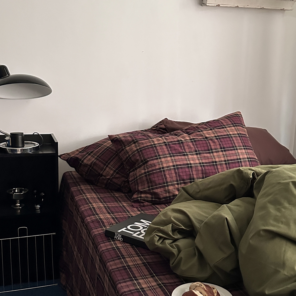 91家纺网 家纺一手货源 找家纺 柚可家居 2026新款色织水洗棉全棉四件套-一树生花 一树生花（枕套格子）