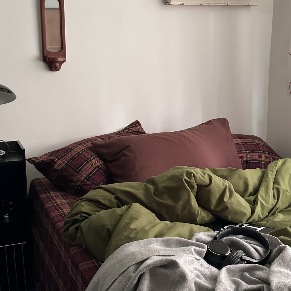 91家纺网 家纺一手货源 找家纺 柚可家居 2026新款色织水洗棉全棉四件套-一树生花 一树生花（枕套格子+拿铁）