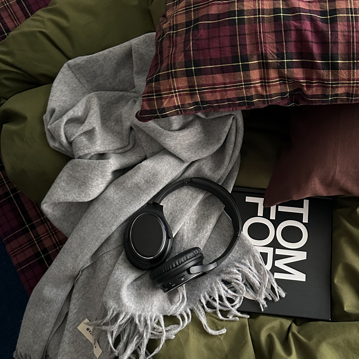 91家纺网 家纺一手货源 找家纺 柚可家居 2026新款色织水洗棉全棉四件套-一树生花 一树生花（枕套格子+拿铁）