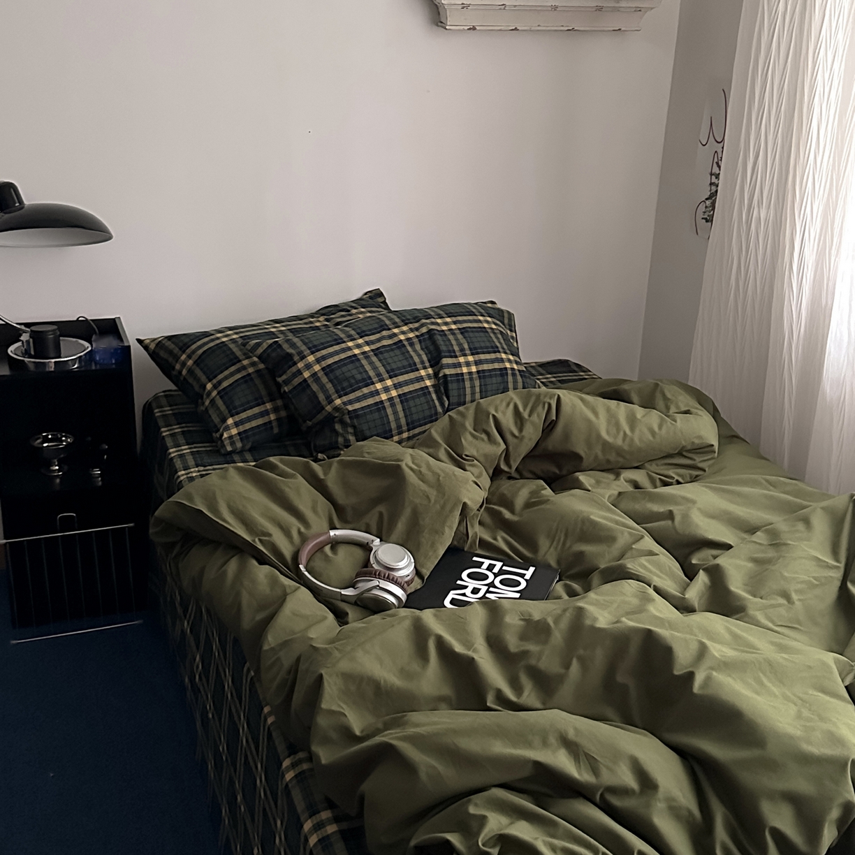 91家纺网 家纺一手货源 找家纺 （总）柚可家居 2026新款色织水洗棉全棉四件套-浮生半日