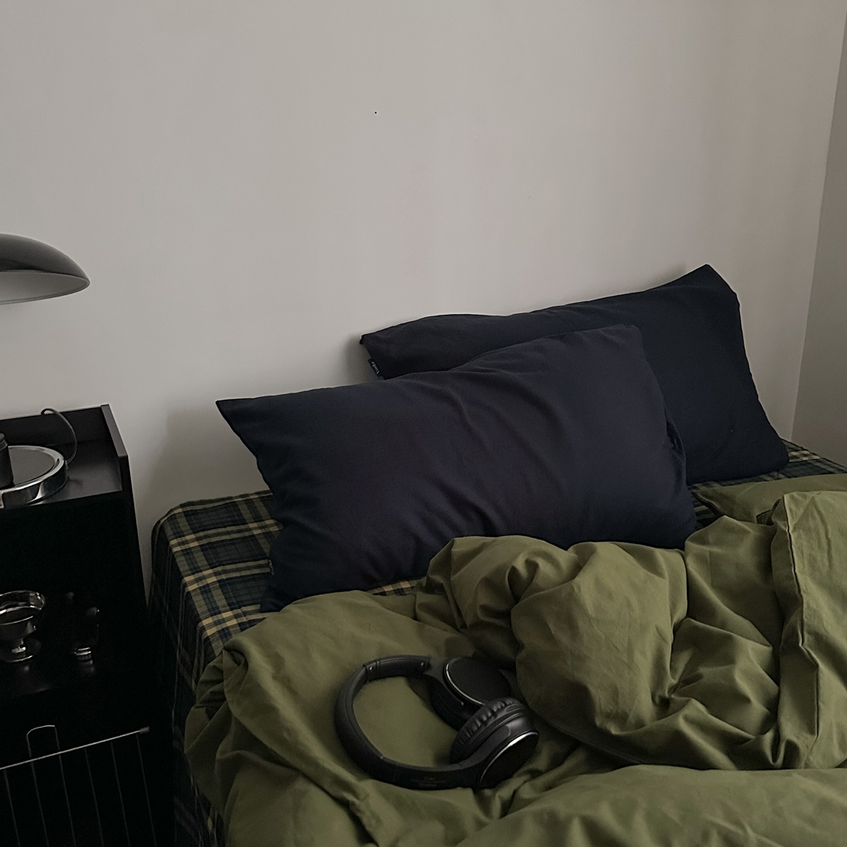 柚可家居 2026新款色织水洗棉全棉四件套-浮生半日 浮生半日（枕套藏蓝）