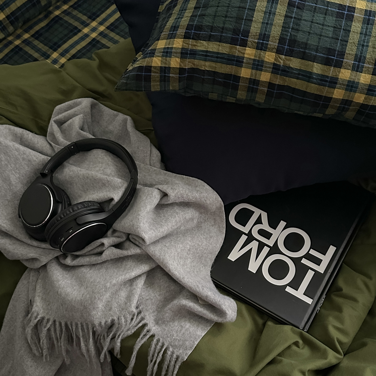 91家纺网 家纺一手货源 找家纺 柚可家居 2026新款色织水洗棉全棉四件套-浮生半日 浮生半日（枕套格子）