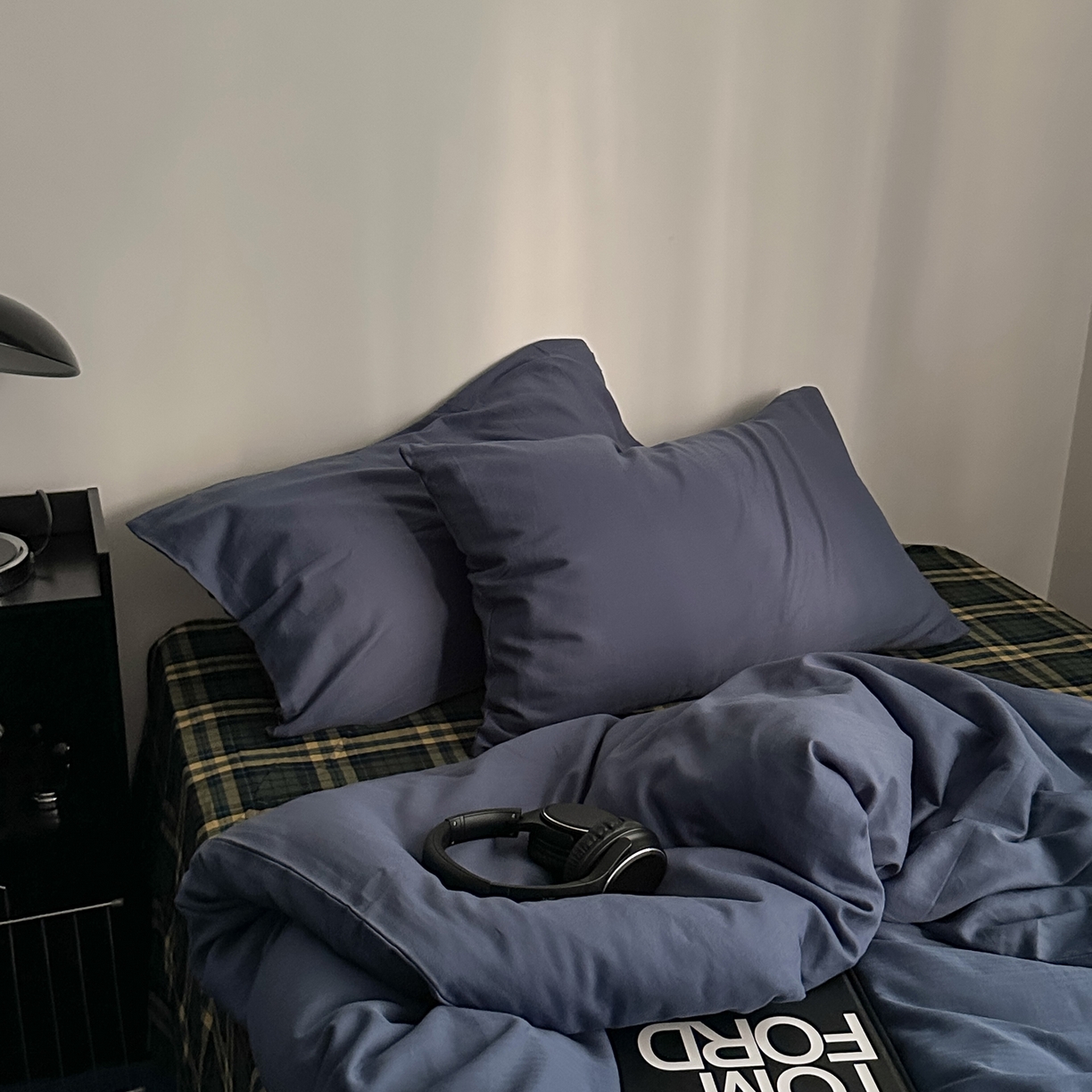 柚可家居 2026新款色织水洗棉全棉四件套-加减生活 加减生活（枕套鸢尾兰）