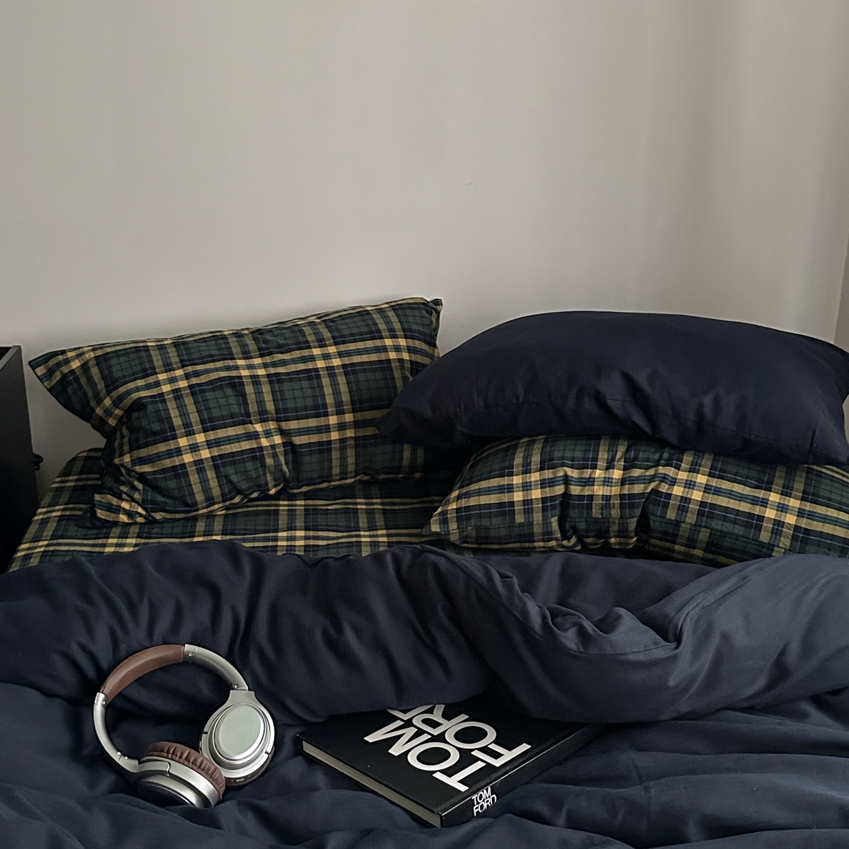 91家纺网 家纺一手货源 找家纺 （总）柚可家居 2026新款色织水洗棉全棉四件套-又见深蓝