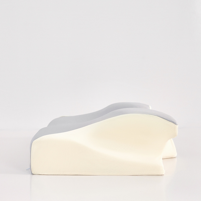 91家纺网 家纺一手货源 找家纺 纳斯顿家纺 2026新款夏季款小牛角枕头枕芯 浅灰