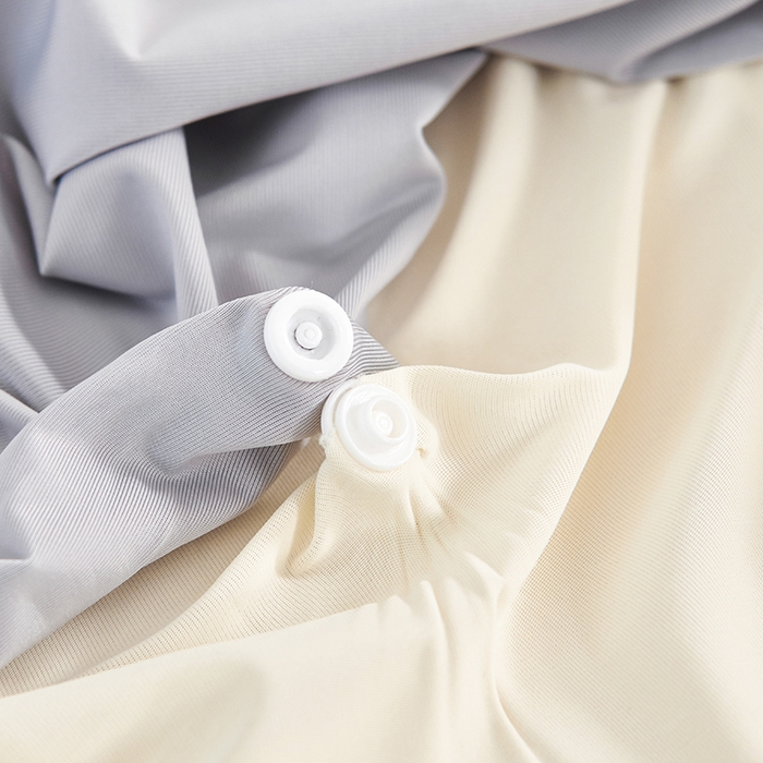 91家纺网 家纺一手货源 找家纺 纳斯顿家纺 2026新款夏季款小牛角枕头枕芯 浅灰