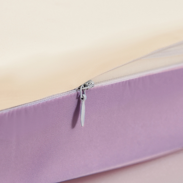 91家纺网 家纺一手货源 找家纺 纳斯顿家纺 2026新款夏季款小牛角枕头枕芯 紫色