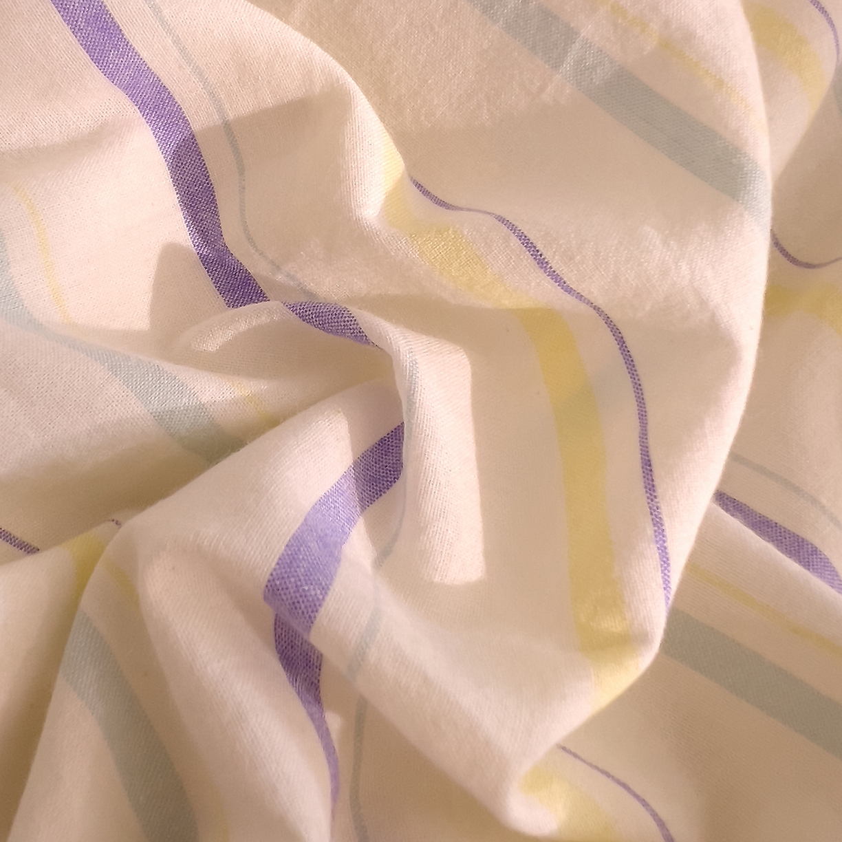 91家纺网 家纺一手货源 找家纺 DoDo 兜兜 2026新款全棉纯棉A类条格水洗棉单被套被套单件-可定做尺寸 且乐-紫