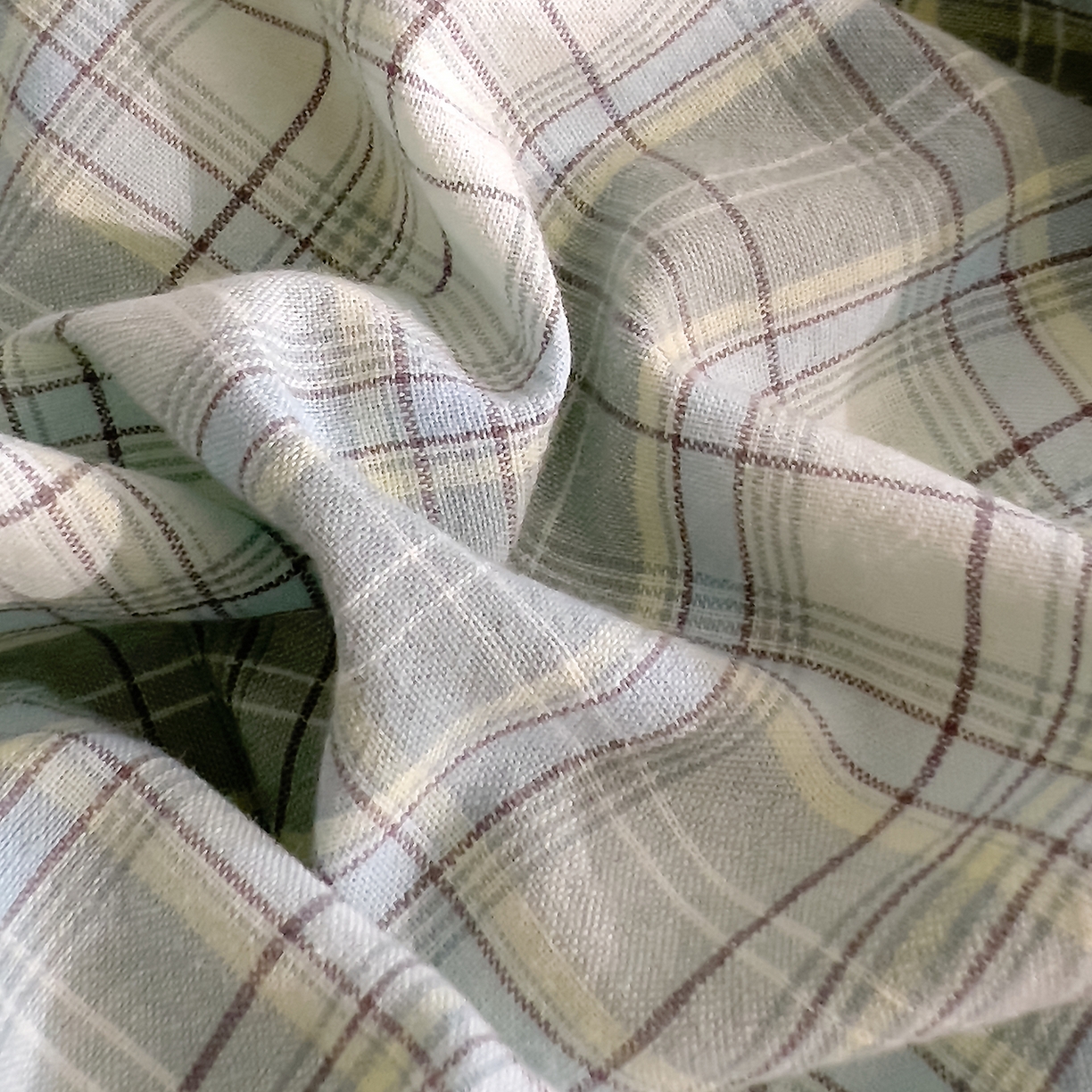 91家纺网 家纺一手货源 找家纺 DoDo 兜兜 2026新款全棉纯棉A类条格水洗棉单床单床单单件-可定做尺寸 可可奈-天青