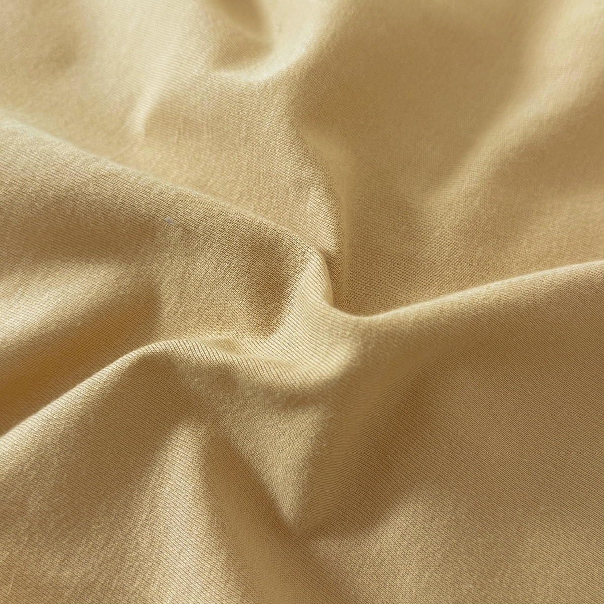 91家纺网 家纺一手货源 找家纺 锦罗绣 2026年全棉纯棉针织棉螺旋纱四件套 单被套定制任意尺寸 针织棉-暖黄白