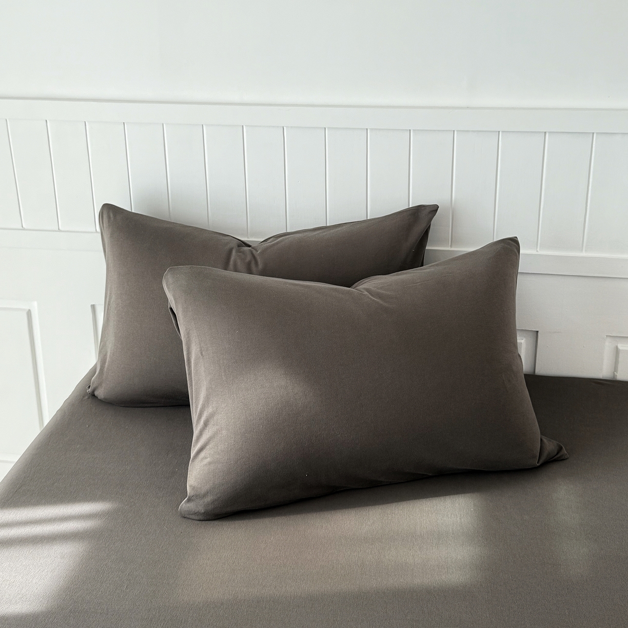 91家纺网 家纺一手货源 找家纺 锦罗绣 2026年全棉纯棉针织棉螺旋纱四件套 单被套定制任意尺寸 针织棉-绅士灰