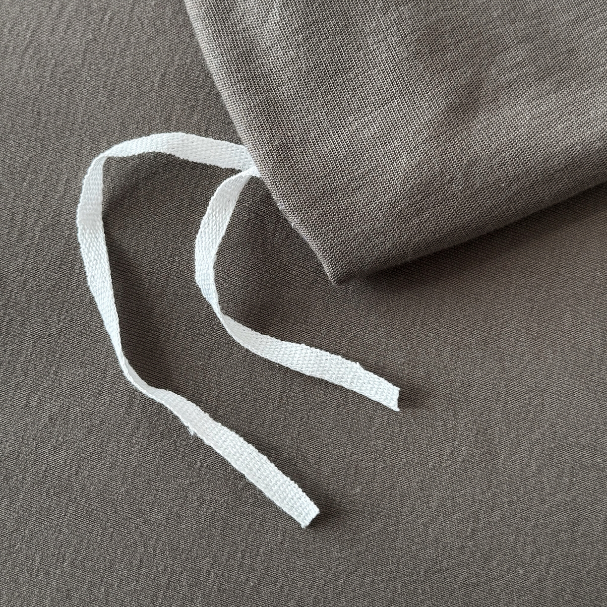 91家纺网 家纺一手货源 找家纺 锦罗绣 2026年全棉纯棉针织棉螺旋纱四件套 单被套定制任意尺寸 针织棉-绅士灰